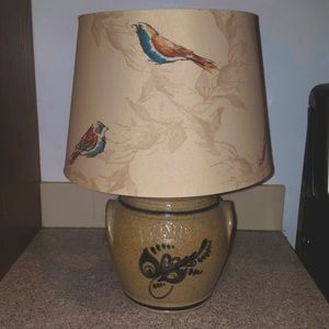 Vintage 1980  CEDAR SWAMP STONEWARE Lamp
